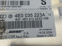 фото thumb №5, Audi a8 s8 d3 4e 2004 усилитель аудио