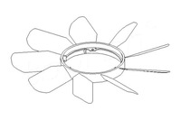 фото thumb №2, Вентилятор вентилятора mercedes w124 210 topran