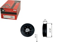 Купити Gates шків колінчастого вала колінчастого ford mondeo 3,, фото thumb