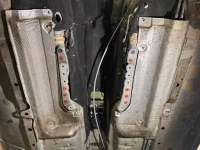 Купити Mercedes c klasa w204 накладка підлога екран підвіска алюмінієва, фото thumb