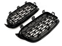 фото thumb №7, Решётка радиатора решётка радиатора решётка радиатора bmw 3 f30 51137255411 чёрный блеск серебристый