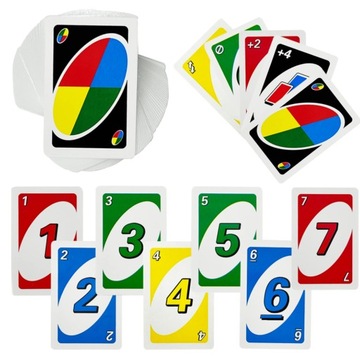НАБОР ИГРОВЫХ КАРТ UNO ИЗ 108 ИГРОВЫХ КАРТ UNO