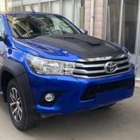 фото thumb №9, Захист капот вітровик do toyota hilux viii n1 2015-2020 чорний mat