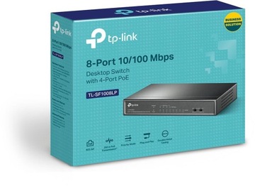 Коммутатор TP-LINK SF1008LP 8xFE (4xPoE)