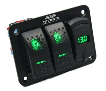 Панель переключателей 12-24В DX2-2USB-VOL