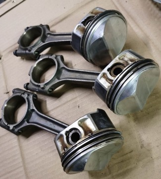 фото thumb №7, Кований поршень c20xe doprężajacy + кований шатун з natryskiem na кришка