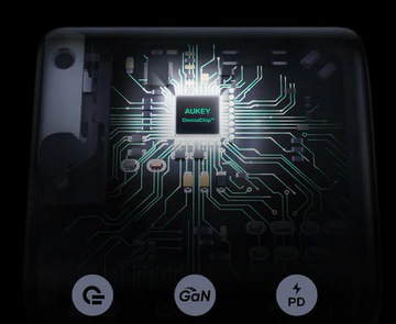 AUKEY ŁADOWARKA USB-C QC 3.0 PD 3.0 6A 65W GaN