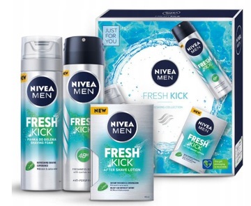 Nivea Men Fresh Kick Набор мужской косметики из 3 предметов