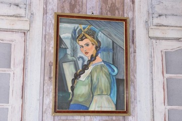 Зофья Стрыеньская - портрет горчанки - старинная картина
