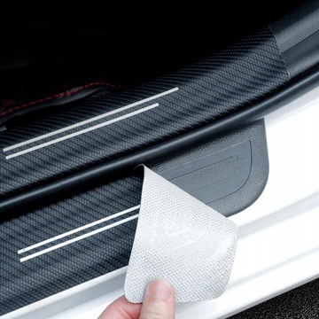 5 sztuk Naklejka progu samochodu Opel ASTRA