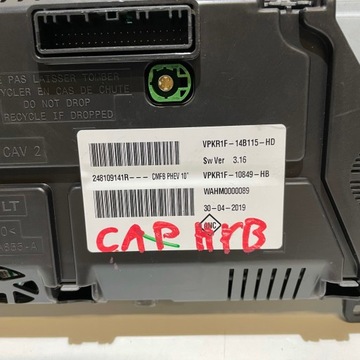 фото thumb №6, Renault captur гібрид спідометр  цифровий 248109141r