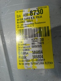 фото thumb №7, Ремкомплект крыла левый задняя od str. колеса renault master iii l3h2 10-24r.