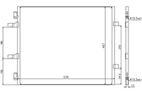 фото thumb №15, Радиатор кондиционера nissan primastar 02- 2.0 dc