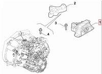 фото thumb №1, Подушка коробки jeep renegade mopar оригинальный номер 51999755