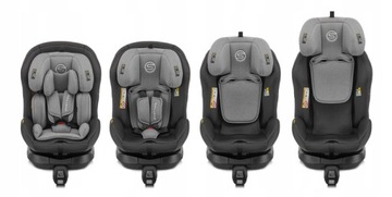 АВТОКРЕСЛО SESTTINO HEXAGON PRO ISOFIX 0-36 КГ ПОВОРОТНОЕ ПЕРЕДНИЙ + ЗАДНЕЕ