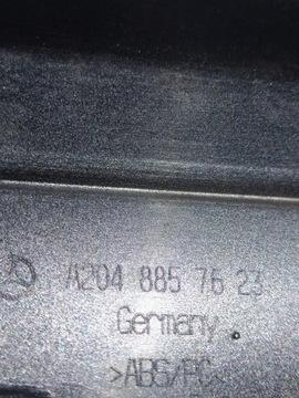 фото thumb №12, Спойлер накладка дифузор планка нижня бампера зад - mercedes glk x204