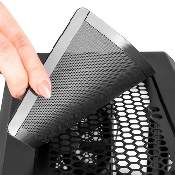 ЧЕРНЫЙ СТЕКЛЯННЫЙ КОРПУС ДЛЯ КОМПЬЮТЕРА OBERON PRO