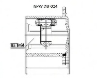 Купить Шрус  полуось npw-au-004 nty audi a4 b8 8k2, фото thumb