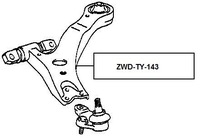фото thumb №2, Рычаг передний lexus rx300 03- нижний левый