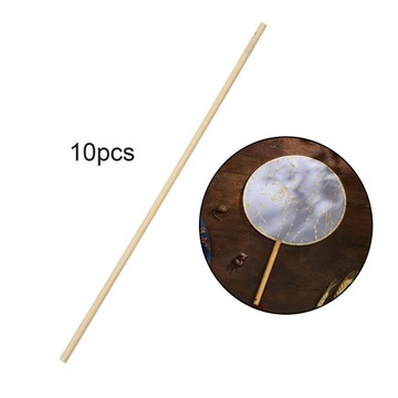 Drewniany okrągły wentylator DIY szeroko stosowany okrągły uchwyt wentylatora Hollow rzeźba 30 cm