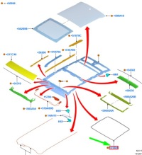 фото thumb №10, Ford focus mk4 уплотнитель люк jx7b-502k67-aa