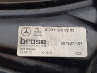 фото thumb №2, Подъемник стекло задняя правый mercedes sl r231 w231