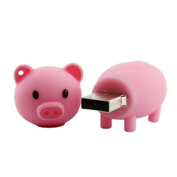 USB-НАКОПИТЕЛЬ БЫСТРАЯ ФЛЕШ-НАКОПИТЕЛЬ УЛЬТРА ПАМЯТЬ ПОДВЕСКА ПОДАРОЧНАЯ СВИНКА 64 ГБ