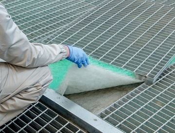 Filtr podłogowy do kabin lakier. 1,0x20m grubość 7cm