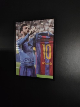 Картина в рамке 50x70 Лео Месси Барселона Nike