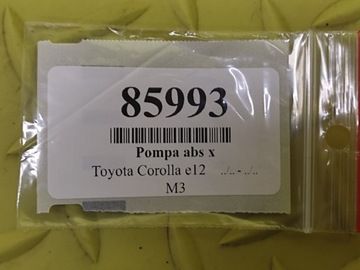 фото thumb №10, Toyota corolla e12 універсал 2.0 d4d насос abs 0273004571