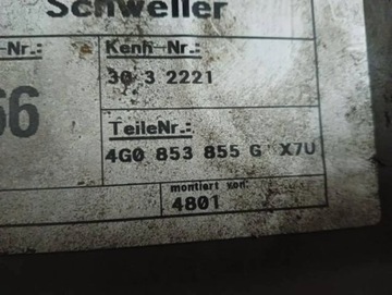 фото thumb №8, Audi a6 c7 планка накладка порогова ліва 4g0853859