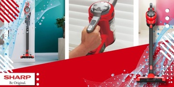 БЕСПРОВОДНОЙ ПЫЛЕСОС Sharp STRONG PARTY CARPET SA-VP1551BR TURBO