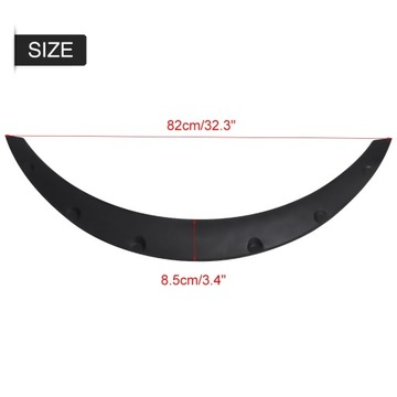 фото thumb №8, Захист накладка на дзеркало колеса крила flary łuki автомобілів suv універсальні пластик pp