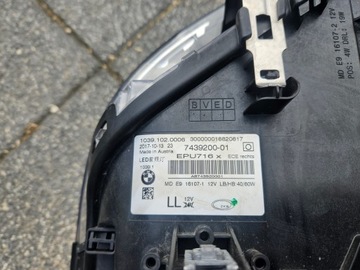 фото thumb №6, Лампа права перед bmw 5 g30 g31 повний led 7439200-01 7439200