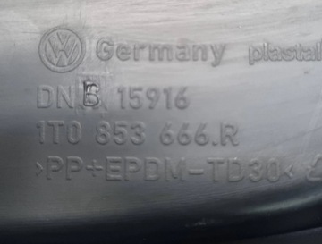 фото thumb №8, Volkswagen touran рестайлинг 1t0 2013 перед сторона правая решётка, заглушки