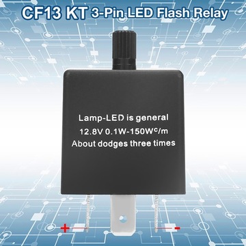CF13 KT 3-контактное регулируемое светодиодное реле мигалки для монтажа
