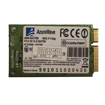 СЕТЕВАЯ КАРТА AZUREWAVE AW-GU700