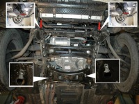 Сталевий накладка двигуна bmw x4 2014-2018 Оригінал, фото thumb