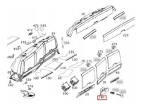 фото thumb №2, Ручка бардачка внутреннего actros mp4 mercedes