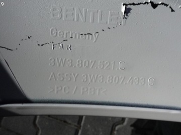 фото thumb №10, Bentley continental gt gtc v8 w12 3w3 11-18 спойлер накладка w бампер зад