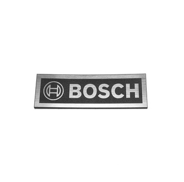 Наклейка-эмблема BOSCH серебро 40х13мм