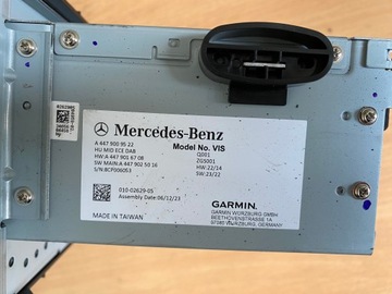 фото thumb №9, Mercedes 447 vito навигация навигация радио 4479009522 оригинал