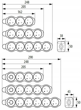 Удлинитель, удлинитель, розетка 2P+Z, 3gn, 5м