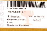 фото thumb №9, Volkswagen touareg 7l відбивач бампера заднього лівий 7l6945105a оригінальний