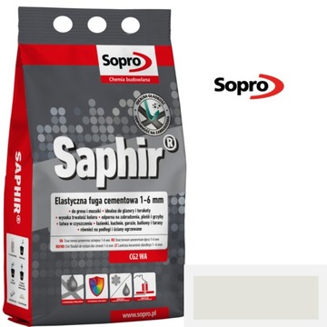 Sopro ГИБКАЯ затирка SAPHIR LIGHT GREY 16 4кг