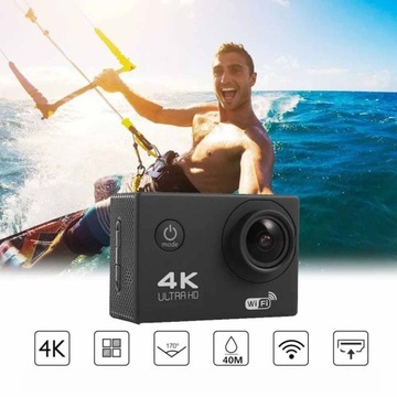 СПОРТИВНАЯ КАМЕРА FULL HD WIFI PRO GO КАМЕРА ВОДОНЕПРОНИЦАЕМЫЕ ДЕРЖАТЕЛИ АКСЕССУАРОВ