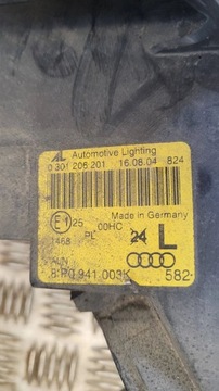 фото thumb №9, Audi a3 s3 8p 2005 перед сторона левая лампа передняя