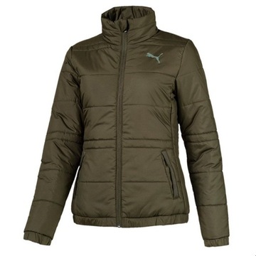 Женская зимняя куртка-пуховик Puma цвета хаки 581648 15 M