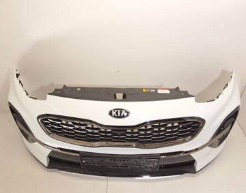 фото thumb №1, Kia sportage iv бампер перед переднє 4 pdc колір hw