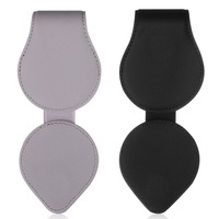 фото thumb №6, Car glasses case sunglasses clip black gray 2pcs